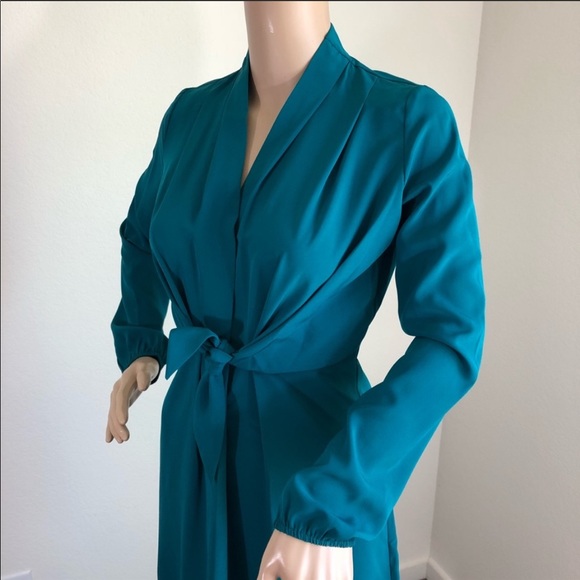 Amanda Uprichard Tie-Front Long Sleeve Dress - Picture 3 of 4